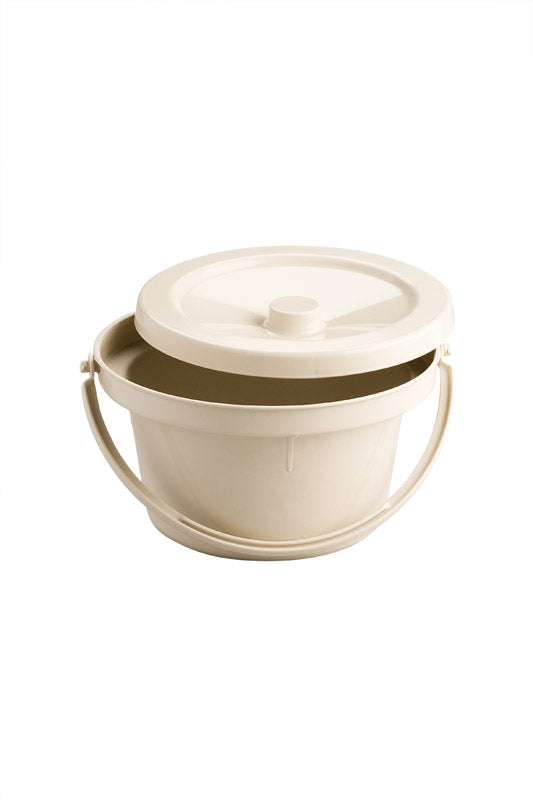 HEAVY DUTY COMMODE BOWL WITH LID